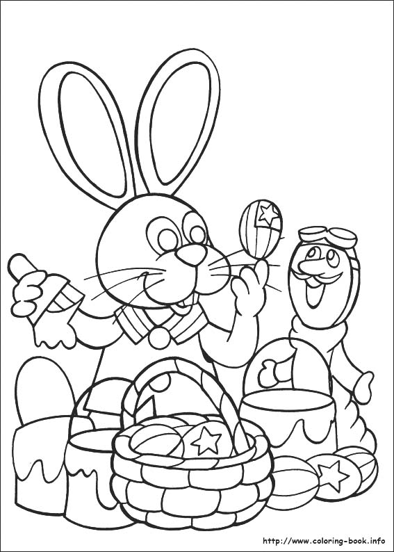 Peter Cottontail coloring picture